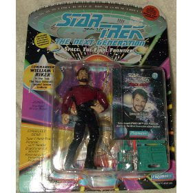 Riker Action Figure for sale online Playmates Toys Star Trek The Next Generation Tng Commander William T